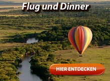 Flug und Dinner