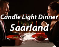 Candle Light Dinner im Saarland