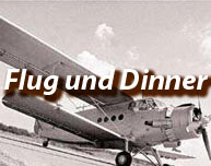 Flug und Dinner